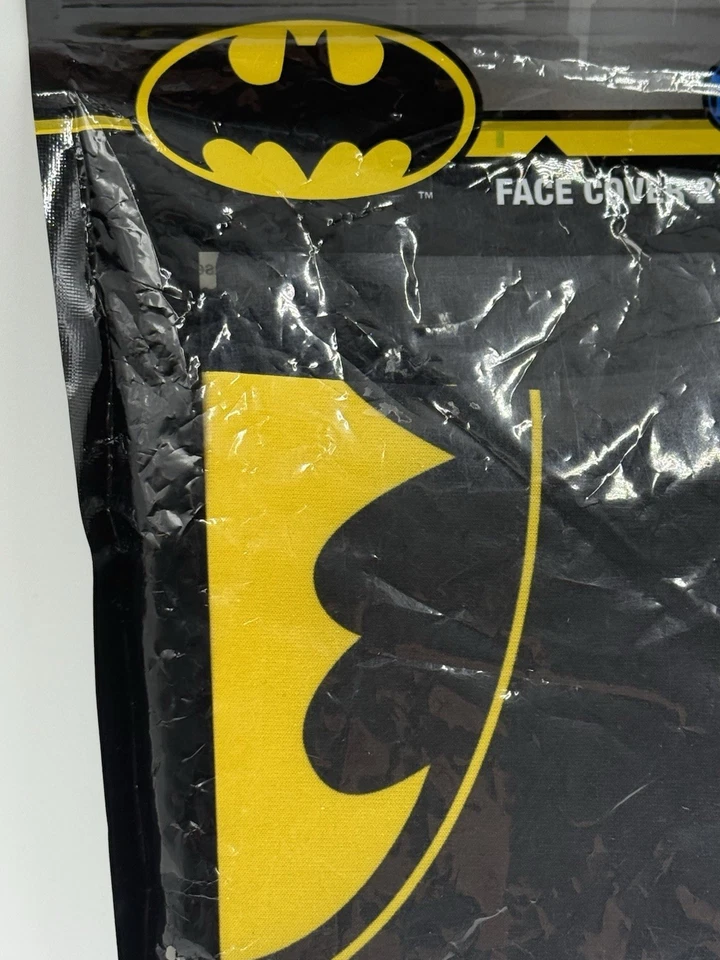 2-Pack BATMAN Fashion Cloth Face Cover Gaiter Masks - Washable Reusable DC Comic - Image 2 of 4