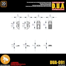 3D print detail upgrade parts skirt accessories DUA091