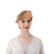 French Beret for Women Boinas para Mujer Vintage Fascinators Wool Berets Soli...