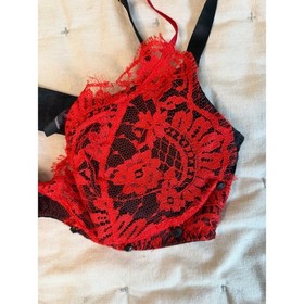 Agent Provocateur Underwire Lace Bra 36D Red Black Sexy Lingerie 10PCS Available