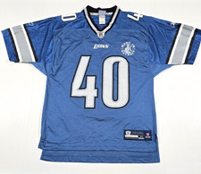 DETROIT LIONS x KID ROCK JERSEY 40th BIRTHDAY BASH MENS M 2011 REEBOK ON FIELD