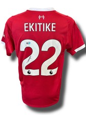 HUGO EKITIKE SIGNED 2025/26 LIVERPOOL FC HOME SHIRT (ACG CERT AG16858)