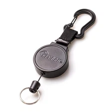 MID6 Retractable Carabiner Keychain with 36 Retractable Cord, 6 oz. Retraction