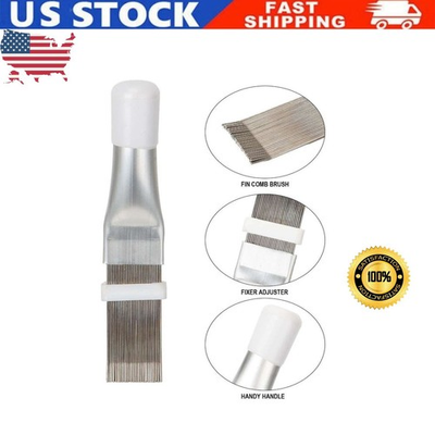 #ad New Cleaning Tool Air Conditioner Fin Repair Tool Coil Comb Condenser Brush. $6.95