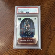 2024 Panini Donruss Optic - Uptowns Michael Penix Jr. #9 (RC) PSA 9 Mint Falcons