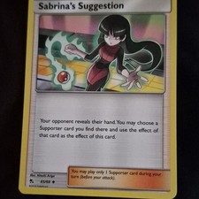 Pokemon TCG Sabrina's Suggestion 154/181 SM Team Up Uncommon Regular ENG on eBay