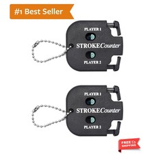 2pcs Golf Score Indicator 2 Player Stroke Counter Clicker Portable Golf Handy...