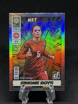 2023 Donruss FIFA Women's World Cup Simone Boye #5 Net Marvels Denmark Rookie RC