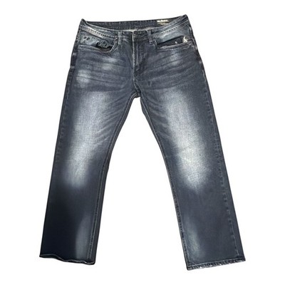 Buffalo David Bitton Evan-X Size 34x30 Slim Straight Jeans