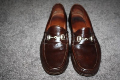Allen Edmond Brown Verona II Handcrafted in Italy Loafer Casual Shoe Men 9.5