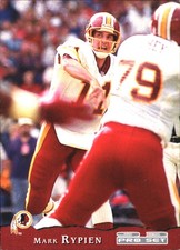 1993 Pro Set Mark Rypien #444 Washington Redskins