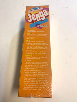 2006 Hasbro Jenga Wood Block Game The Original New Unused