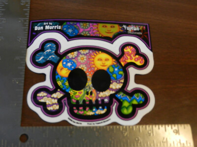 NEW DAN MORRIS CUTE SKULL STICKER