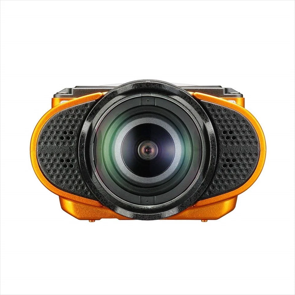 RICOH waterproof action camera WG-M2 Orange 4K Video Wide Angle 03801 Japan - Image 2 of 4