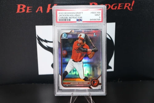 2022 Bowman Draft - Chrome Jackson Holliday #BDC-168 Refractor (RC)