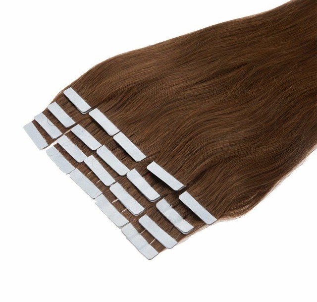 TapeIn Invisible Skin Weft Remy Human Hair Extensions Highlight Ombre Colors 9A eBay