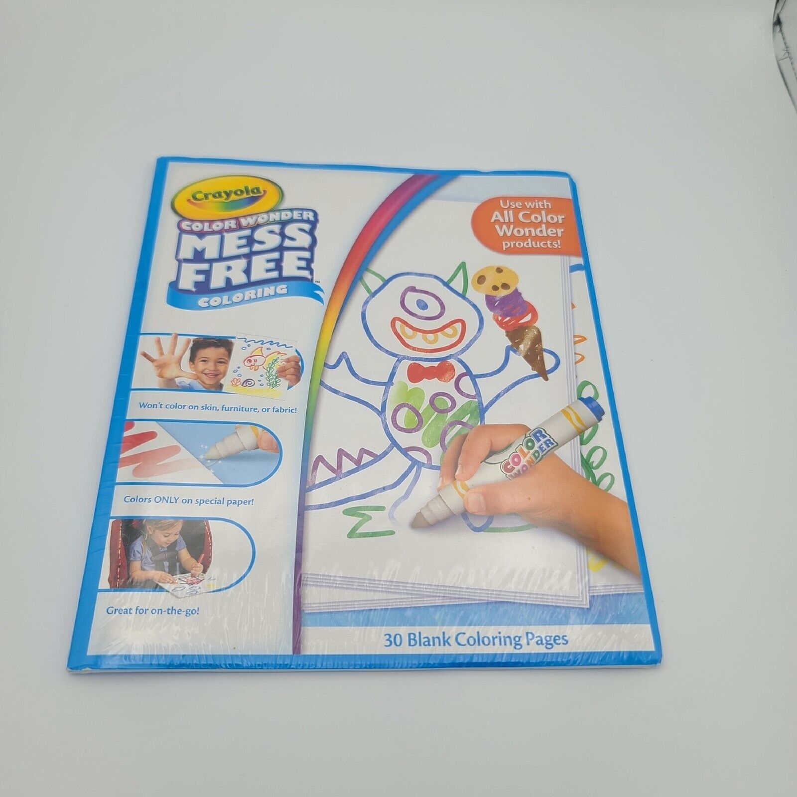 Crayola Color Wonder Drawing Paper 30 Sheets Mess Free Playi