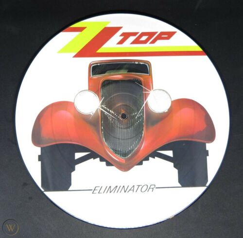 EX/EX ZZ TOP Eliminator Picture Disc LP Ltd Edition VINYL Dusty Hill  - Picture 1 of 2
