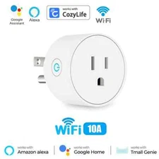 10A Wifi Smart Plug US Socket Wireless Switch Smart Home App Scene Linkage