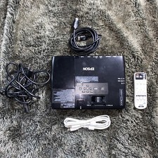 Epson Powerlite 1761 W Projector W/Case  Stand Tested And Working W/ Remote