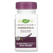 Nature'S Way Forskohlii Standardized - 60 Vegan Capsules