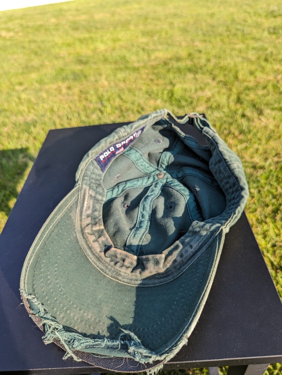 RARE VTG 90s Polo Sportsman Ralph Lauren Hat Strapback Deer Stag