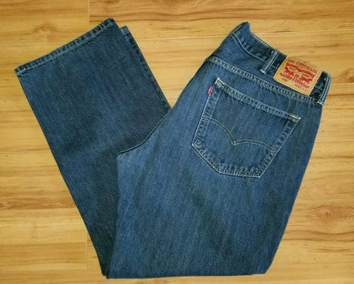 Jeans Levis 559 relajado Corte Recto Azul Algodón Denim Talla 40x32 (29\