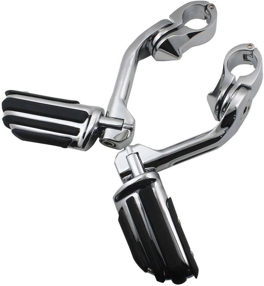 Reposapiés clavijas de carretera de 1-1/4" de largo para Harley Davidson Heritage Softail Classic Foto 3 de 4