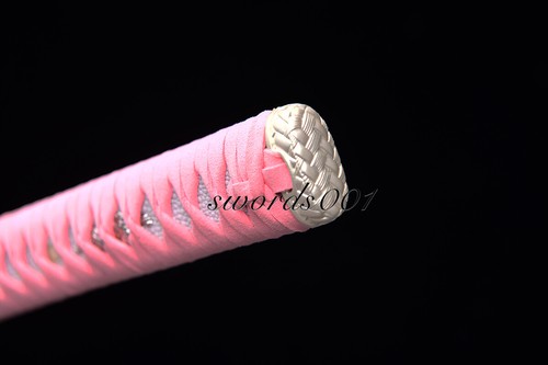 Pink Sword Handmade Sharp Samurai Authentic Japanese Beautiful Katana Best Gift - Picture 4 of 11