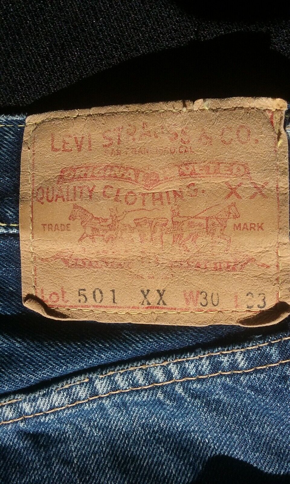 1951 Big E Levi's 501 XX Jeans - Gem