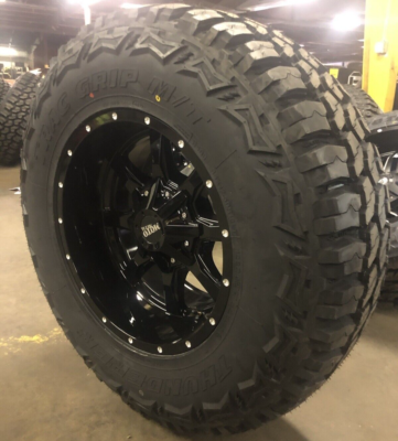 4 18x10 Moto Metal MO970 Black Wheels Rims 35