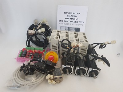 SAMSUNG 400W SERVO PACK,DRIVER MOTOR 4-AXIS CNC,ROUTER WORKING