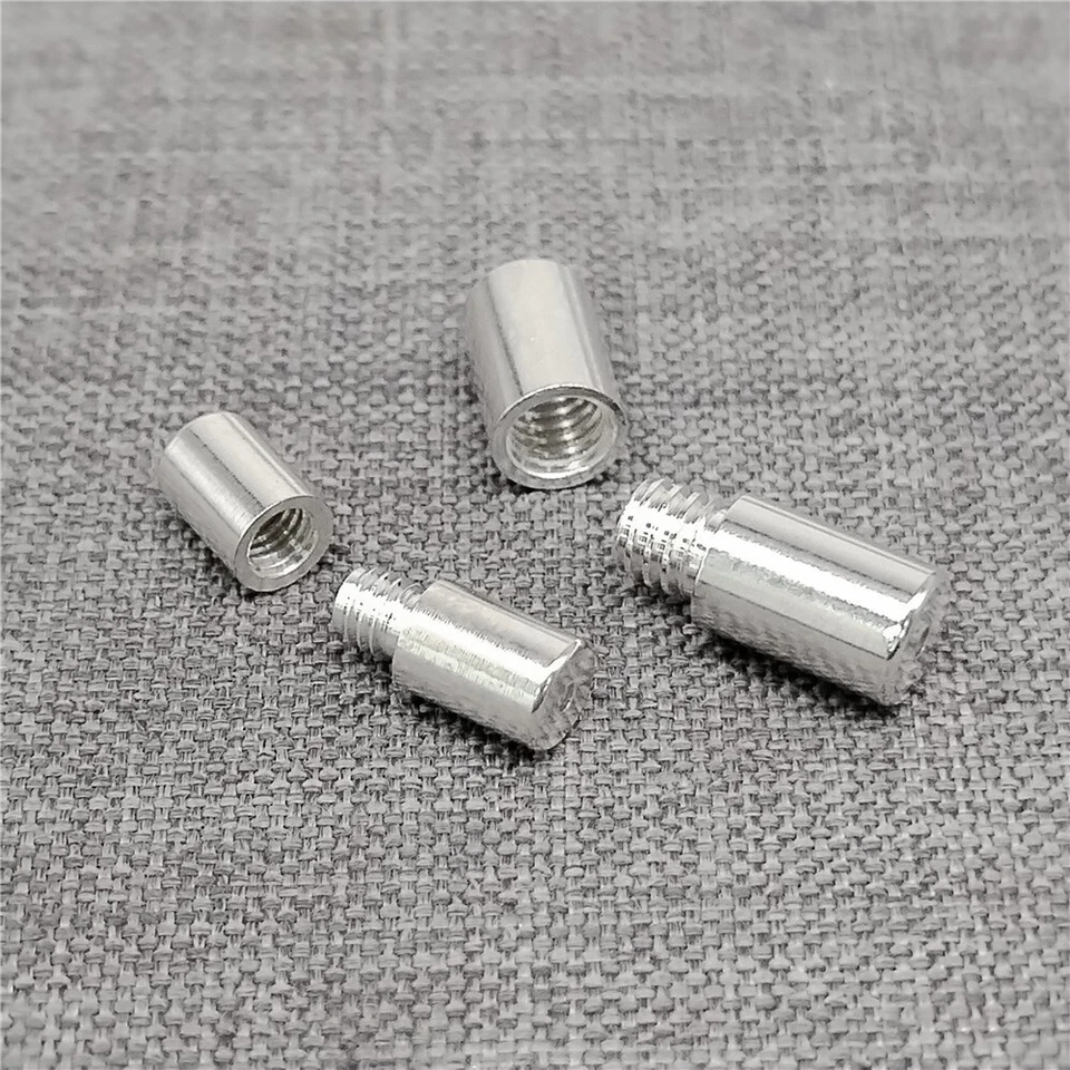 2pcs of 925 Sterling Silver Plain Barrel Screw Clasps for Bracelet Necklace - Image 4 of 4