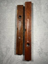 Vintage Stanley Rule & Level Co. 24”&28” Wooden Level Pat. 6-2-91 6-23-96