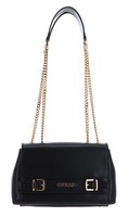 Guess Sestri Logo Convertible Crossbody Flap Schultertasche UmhäNgetasche Black