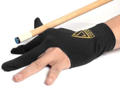 CUESOUL 10pcs/Set 3 Finger Billiards Gloves Pool Cue Gloves-Black