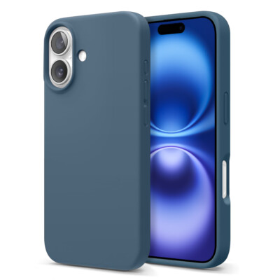 For Apple iPhone 16 - Silky Smooth Texture Drop Proof Impact Cover Case