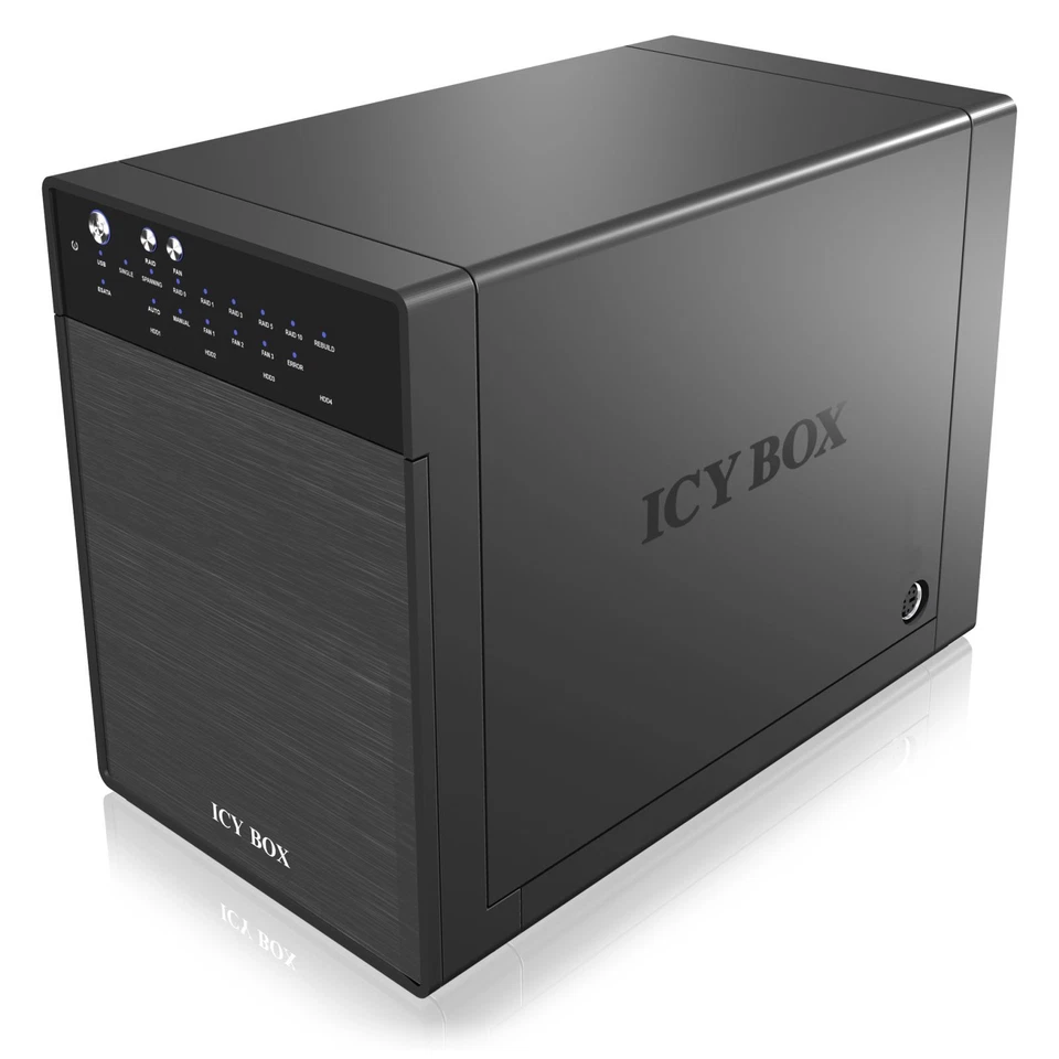 ICY BOX IB-RD3640SU3 RAID/JBOD Gehäuse 4x 3,5" SATA HDD  20641 B-Ware - Bild 3 von 4
