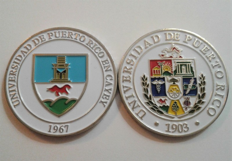 UNIVERSIDAD PUERTO RICO UPR CAYEY University Medalla moneda ficha token TORITOS