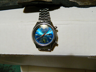 Seiko 5 Sports Speed Timer Chronograph 6139-8050 Working perfectly.