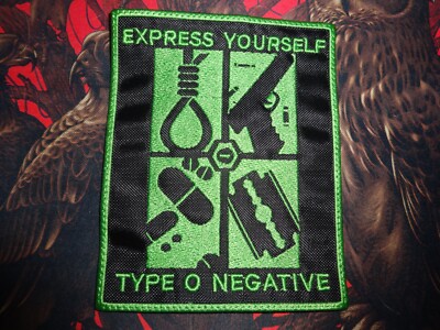 Type o Negative Patch Shape Motionless in White Falling in Reverse
