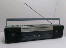 Sony CFS-W301 Sound Rider Dual Cassette Recorder AM-FM Stereo Radio Boombox 1988
