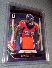 2019 Panini Unparalleled Feats of Strength Patch #FS-BC Bradley Chubb Game Used