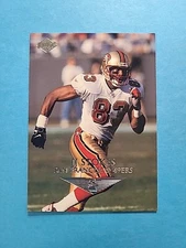 J.J. STOKES 1999 COLLECTOR'S EDGE 1ST PLACE FOOTBALL CARD # 133 H5634