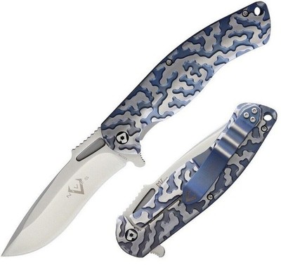 V-Nives Atmosphere Frame Folding Knife S35VN Steel Blade Titanium - V02TIPBL
