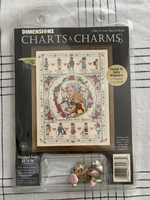 Dimensions  A Very Special Bond  Charts & Charms Cross Stitch Kit 72463