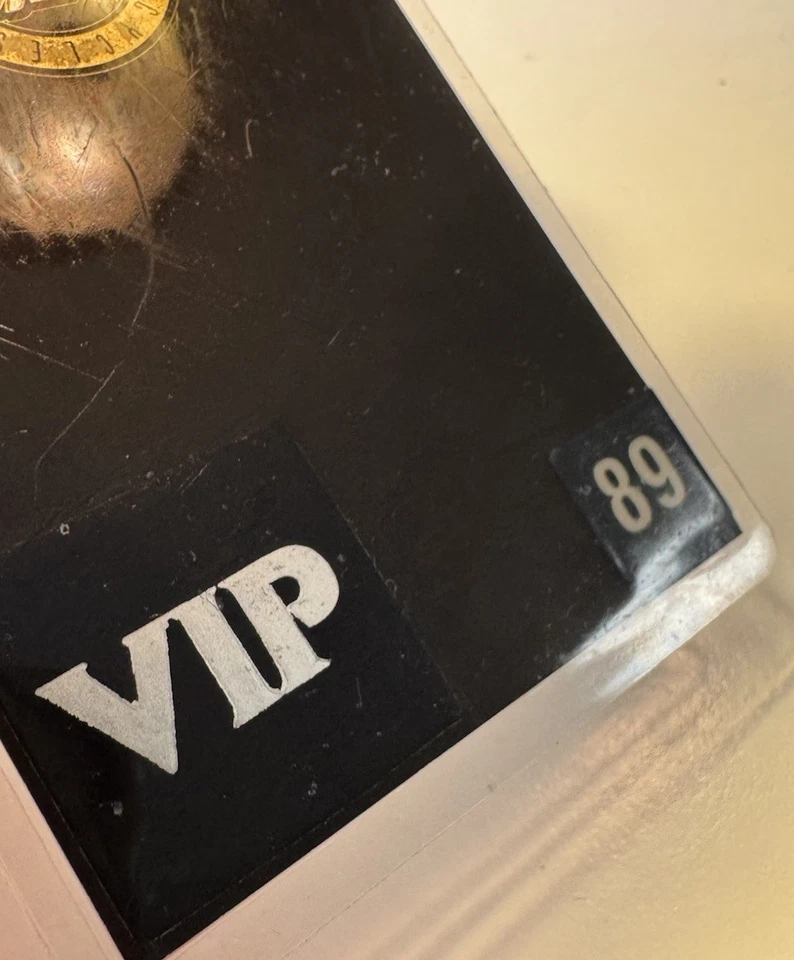 Vintage 1989 Doobie Brothers Tour Backstage Pass Black Laminate VIP RARE - Image 3 of 4