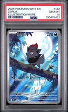 2025 POKEMON WHT EN-WHITE FLARE ILLUSTRATION RARE #142 ZORUA PSA 10 on eBay