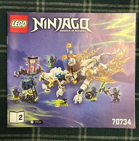 LEGO NINJAGO: Master Wu Dragon (70734). Preowned, Complete, No Box.