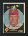 #546 AL SCHROLL, Phillies - 1959 Topps: EX+, o/c, no creases, good gloss 251482e
